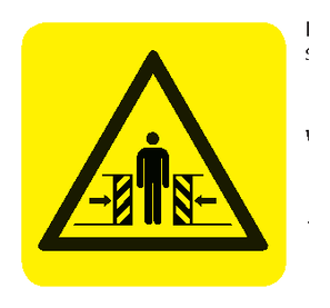 Pericolo schiacciamento